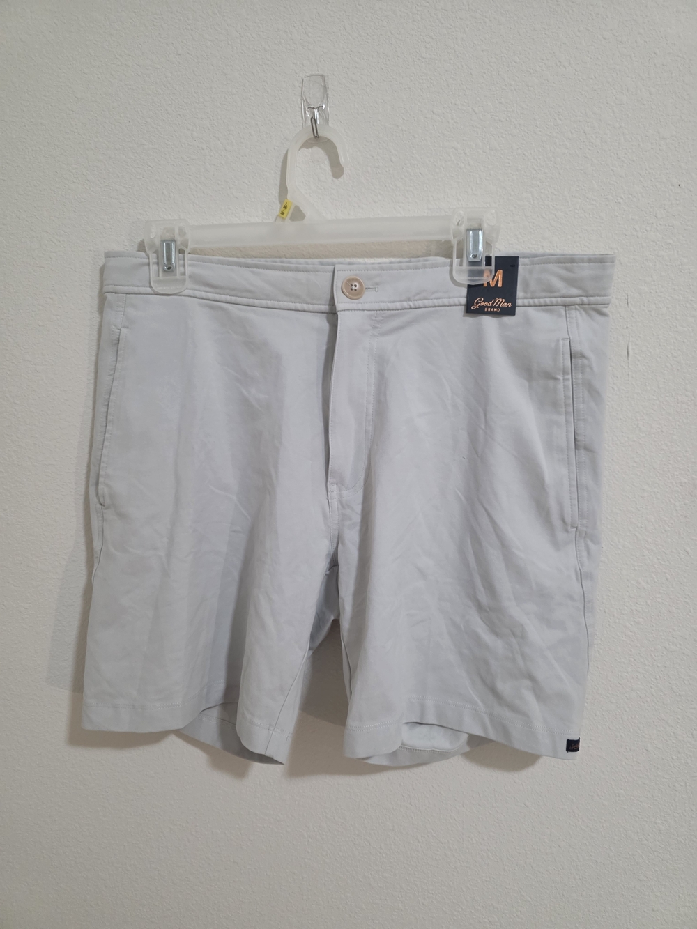Good Man Brand Light Gray Flat Front Men’s Shorts